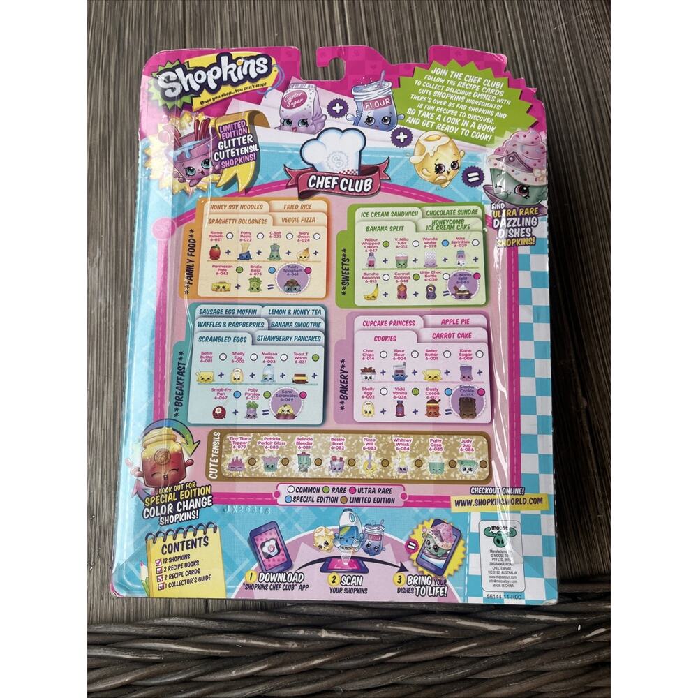 Shopkins Season 6 Chef Club 12-Pack Pretend Food Figures Multicolor - Picture 4 of 4